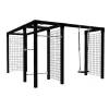 Best Plus Danmark Pergola hout met schommel, fitness en waslijn - 369/306 x 108 x 208 cm