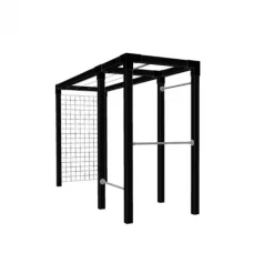 Hot Plus Danmark Pergola hout met waslijn en fitness - 369 x 108 x 208 cm