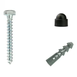 Discount Wovar Pergola Verlenging Zwart Gecoat - 15 x 15 cm palen - 2 stuks