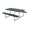 Outlet Plus Danmark Picknicktafel gerecycled kunststof - Basic - groen