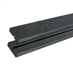 Best Plus Danmark Picknicktafel vuren - Country - gegrond zwart - 181 x 177 x 76 cm