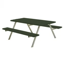 Clearance Plus Danmark Picknicktafel vuren gegrond groen - Alpha - 177 cm