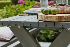 Discount Plus Danmark Picknicktafel vuren geimpregneerd - Nostalgi - grijsbruin - 76 x 177 x 72 cm