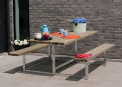 Outlet Plus Danmark Picknicktafel vuren geimpregneerd - Basic