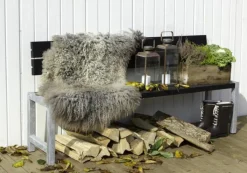 Plus Danmark Planken bank vuren geimpregneerd - Plankesaet zwart 38 x 176 x 81 cm