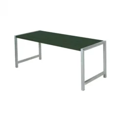 Discount Plus Danmark Planken tafel Plankesaet - Hout & Staal groen - 77 x 186 x 72 cm