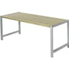 Outlet Plus Danmark Planken tafel vuren geimpregneerd - Plankesaet 77 x 186 x 72 cm