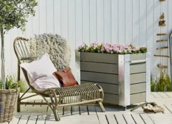 Plus Danmark Plantenbak vuren geimpregneerd - Cubic grijsbruin 87 x 50 x 70 cm