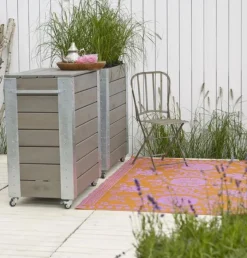 Plus Danmark Plantenbak vuren geimpregneerd - Cubic grijsbruin 87 x 50 x 95 cm