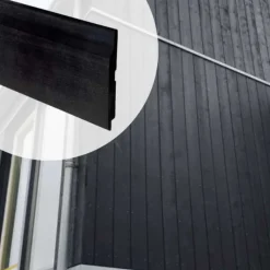 Elephant Rabatdeel Vuren verduurzaamd zwart channel siding 1,9 x 15,5 cm