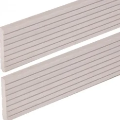 Clearance DuoWood Randafwerking recht Riviera white (2,2 meter)