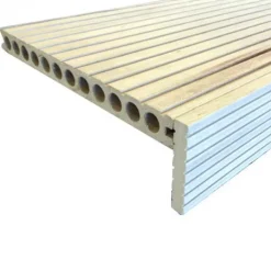 Clearance DuoWood Randafwerking recht Riviera white (2,2 meter)