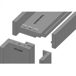 Outlet Austria Renov8 Blanco kozijn MB70 - bovenlicht of kamerhoog - tbv stompe deur