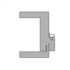 Outlet Austria Renov8 Blanco kozijn MB70 - bovenlicht of kamerhoog - tbv stompe deur