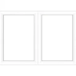 Clearance TrendHout RKC Meranti wit - 2x vast - 154,8 x 107,4 cm