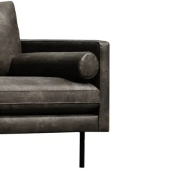 Sale HomingXL Rolkussens Daisy - leer Colorado antraciet 01 (2 stuks)