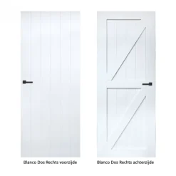 Austria Schuifdeur - Cabana Blanco - Dos rechts - Hoogwaardig voorgelakt wit