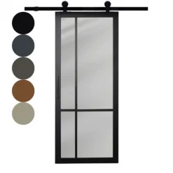 Clearance Austria Schuifdeur - Nero Legno - Asti Tinto - Hoogwaardig voorgelakt zwart