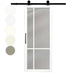 Discount Austria Schuifdeur - Nero Legno - Asti Tinto - Voorbehandeld wit