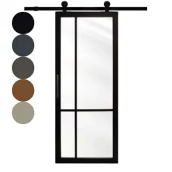 Best Austria Schuifdeur - Nero Legno - Asti - Hoogwaardig voorgelakt zwart