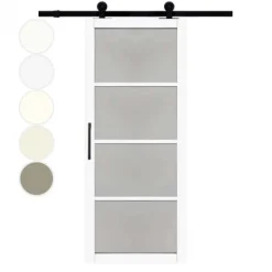 Best Austria Schuifdeur - Nero Legno - Chiari Tinto - Voorbehandeld wit