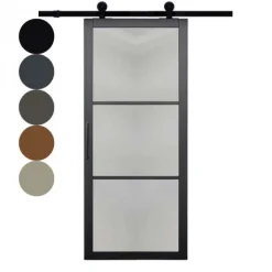 Hot Austria Schuifdeur - Nero Legno - Genova Tinto - Hoogwaardig voorgelakt zwart