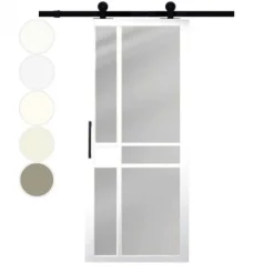 New Austria Schuifdeur - Nero Legno - Imola Tinto - Voorbehandeld wit