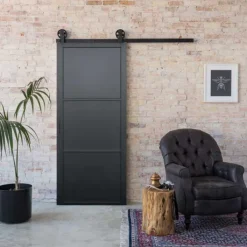 Hot Austria Schuifdeur - Nero Legno - Livorno - Hoogwaardig voorgelakt zwart