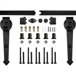 Discount Austria Schuifdeursysteem Nero Industriale V - Zwart