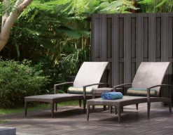 Best Elephant Schutting composiet Design antraciet met antraciet aluminium frame (180 x 180 cm)