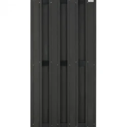 Sale Elephant Schutting composiet Design antraciet met antraciet aluminium frame (90 x 180 cm)