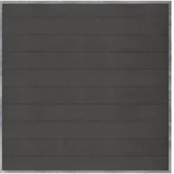 Best Plus Danmark Schutting composiet in stalen frame - Futura recht antraciet