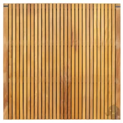 Best Elephant Schutting hardhout Almendrillo Stripes Black (180 x 180 cm) dikte 4,5 cm