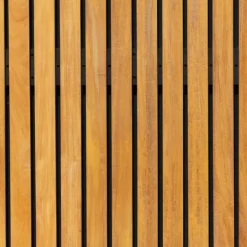 Best Elephant Schutting hardhout Almendrillo Stripes Black (180 x 180 cm) dikte 4,5 cm