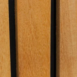 Best Elephant Schutting hardhout Almendrillo Stripes Black (180 x 180 cm) dikte 4,5 cm