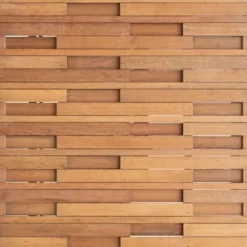 New Smaragd Schutting hardhout bankirai 3D dubbelzijdig (180 x 180 cm) schermdikte 3,5 cm