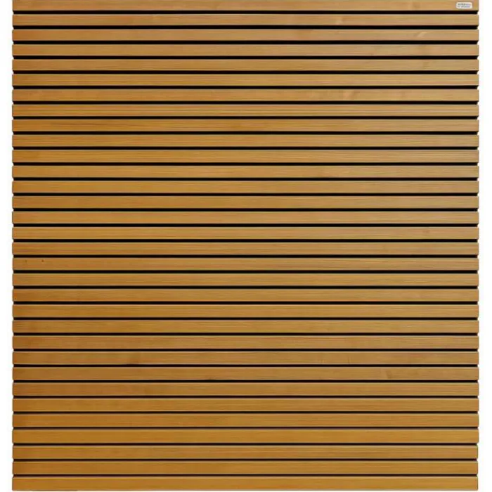 Sale Smaragd Schutting hardhout geschaafd Stripes zwart (180 x 180 cm) schermdikte 4,5 cm