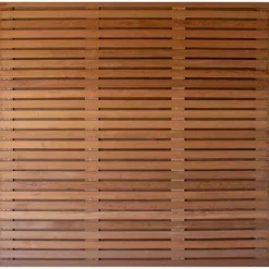 Smaragd Schutting hardhout keruing Rhombus dubbelzijdig (180 x 180 cm) schermdikte 3,6 cm