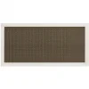 Discount C-Wood Schutting Sereno Textileen Mocha Weave - Wit aluminium kader (180 x 90 cm)