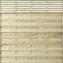 Outlet Plus Danmark Schutting vuren - serie Newline - recht groen geimpregneerd geschaafd