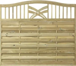 Discount Plus Danmark Schutting vuren - serie Rondo - toog groen geimpregneerd