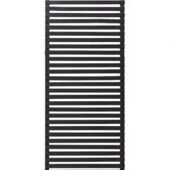 Hot Plus Danmark Schutting vuren - Tokyo louvre recht zwart (83 x 180 cm)