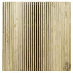 Best Elephant Schutting vuren recht - Stripes (179 x 179 cm) geschaafd schermdikte 4,5 cm