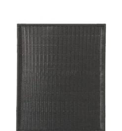 Plus Danmark Schutting wicker - Trend recht zwart (115 x 140 cm)