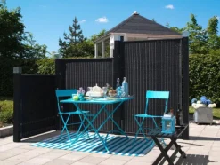 New Plus Danmark Schutting wicker Trend recht zwart