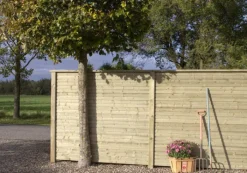 Clearance Plus Danmark Schutting zelfbouw vuren Plus Plank recht groen geimpregneerd (174 x 166 cm)