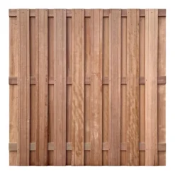 Outlet Smaragd Schutting set hardhout keruing recht 15L v-groef (9,42 meter)