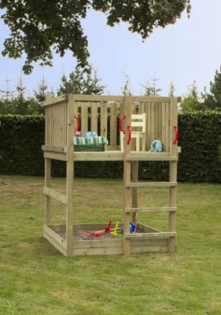 Online Plus Danmark Speeltoren vuren geimpregneerd - Met zandbak