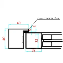 Hot HomingXL Stalen binnendeur met kozijn - Loft wit - Linksdraaiend - 93 x 231,5 cm