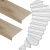 Best Stepwood Traprenovatie set - 2 kwart draai - 13 treden SPC toplaag Natuur Eiken